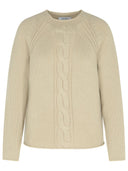Max Mara 'pico' beige cashmere maglione