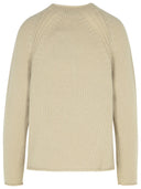 Max Mara 'pico' beige cashmere maglione