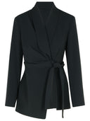 Max Mara 'Comma' Blazer In Black Triacetate Blend