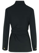 Max Mara 'Comma' Blazer In Black Triacetate Blend