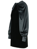 Max Mara 'Zarelia' Black Silk Dress
