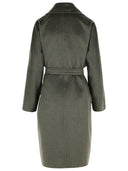 Max Mara 'Valle' Green Cashmere Coat
