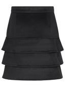 Max Mara 'Caro' Black Camel Miniskirt