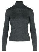 Max Mara 'Adda' Magi di Turtleneck in cashmere grigio scuro