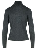 Max Mara 'Adda' Magi di Turtleneck in cashmere grigio scuro