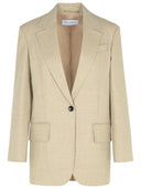 Max Mara 'Rosi' Beige Virgin Wool Blazer