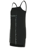 Max Mara Aversa '1234' robe en noir cady