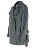 Max Mara 'Asturie1234' Gris Cazcitora de cachemir