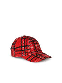 Msgm Red Cotton Blend Cap