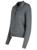 Msgm Grey Cashmere Blend Sweater