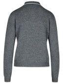 Msgm Grey Cashmere Blend Sweater