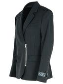 Msgm Black Polyester Blend Jacket