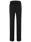 MSGM schwarze Polyesterhosen