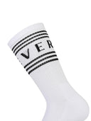 Calzini di cotone bianco Versace