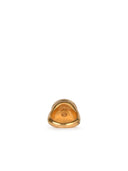 Versace 'Medusa' Ring With Gold Enamelled Brass