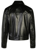 Versace Black Lear Jacket
