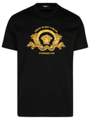 Versace Black Cotton T Shirt