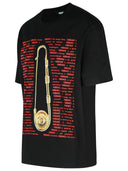 Taglie di cotone nero Versace Black