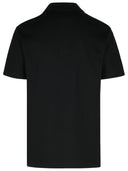 Versace Black Cotton Polo Shirt