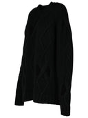Versace Black Wool Blend Sweater