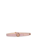Versace 'Gianni Ribbon' Pink Lear Belt