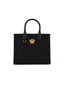 Versace „Medusa” czarna bawełniana torba