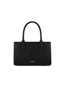 Versace Small 'Medusa' 95 'Black Lear Bag