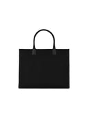 Versace 'Shopping Medusa' Black Cotton Bag