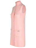 Versace Pink Woll Mischkleid