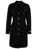 VEADACE BLACK VIRGIN LOUL BLEND COAT
