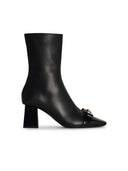 Versace black lear caving stivali