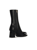Versace black lear caving stivali