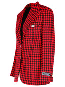 Versace Red Wool Blend Blazer