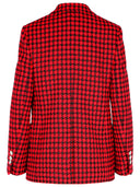 Versace Red Wool Blend Blazer