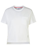 Thom Browne wit katoenen t -shirt