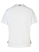 Thom Browne wit katoenen t -shirt