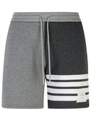 Thom Browne '4 Bar' Grey Cotton Shorts