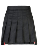 Thom Browne '120's'Dark Gray Wool minirok