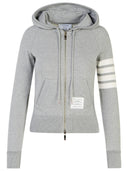 Thom Browne '4 bar' grijze katoenen trui