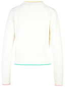 Casablanca White Cotton Sweater