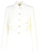 Casablanca White Cotton Blend Jacket