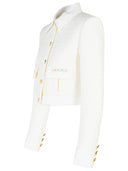 Casablanca White Cotton Blend Jacket