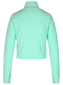 Casablanca 'Track Laurel' Light Green Cotton Blend Sweatshirt