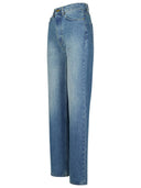 Casablanca Light Blue Denim Cotton Jeans