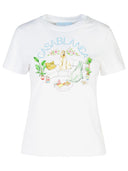 Casablanca wit katoenen t -shirt