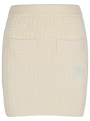 Casablanca Wool Blend Miniskirt