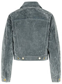 Veste de mélange en coton bleu clair casablanca
