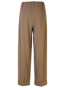 Ganni Shiitake Viscose Blend Pants
