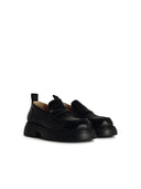 Ganni Black Lear Loafers