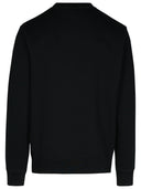 Maison Kitsuné Black Cotton Felpa